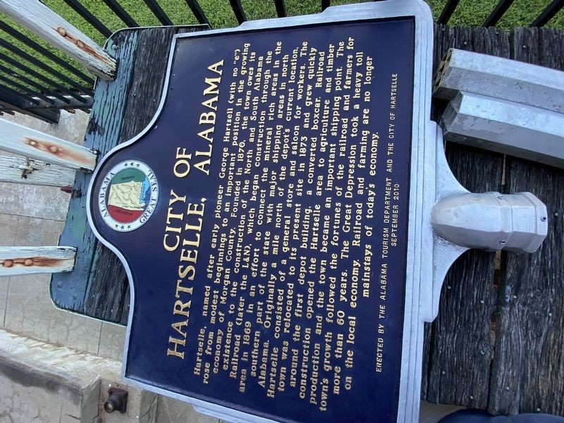 City of Hartselle, Alabama / Hartselle Facts Marker image. Click for full size.