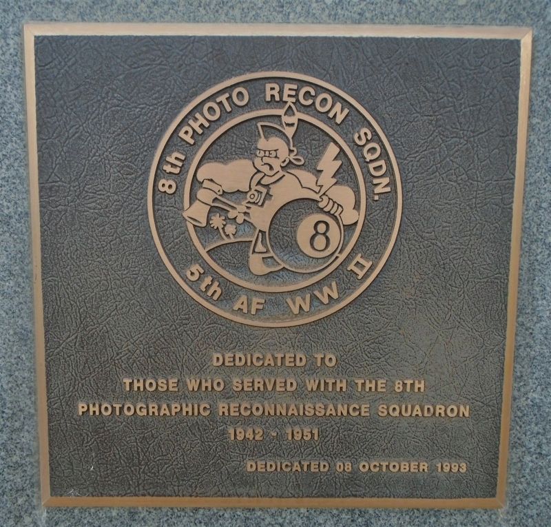 8th Photographic Reconnaissance Squadron Marker image. Click for full size.