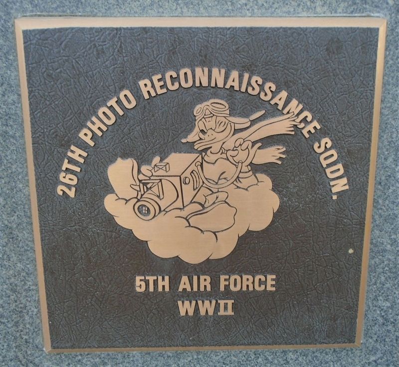 26th Photo Reconnaissance Squadron Marker image. Click for full size.