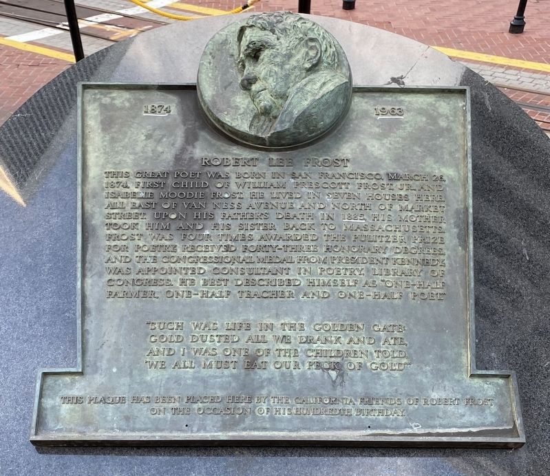 Robert Lee Frost Marker image. Click for full size.
