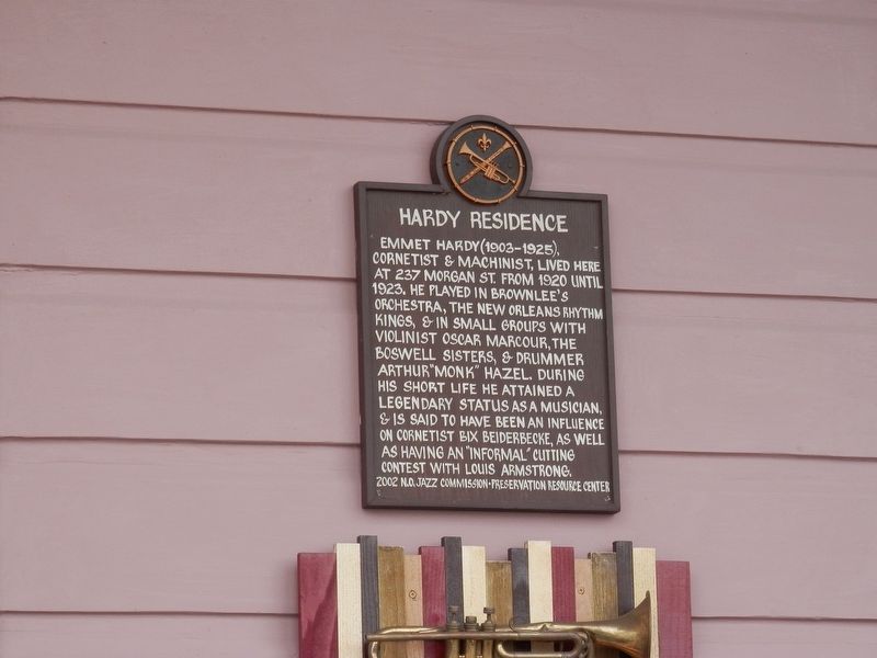 Hardy Residence Marker image. Click for full size.