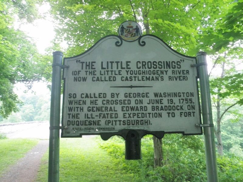 The Little Crossings Marker image. Click for full size.
