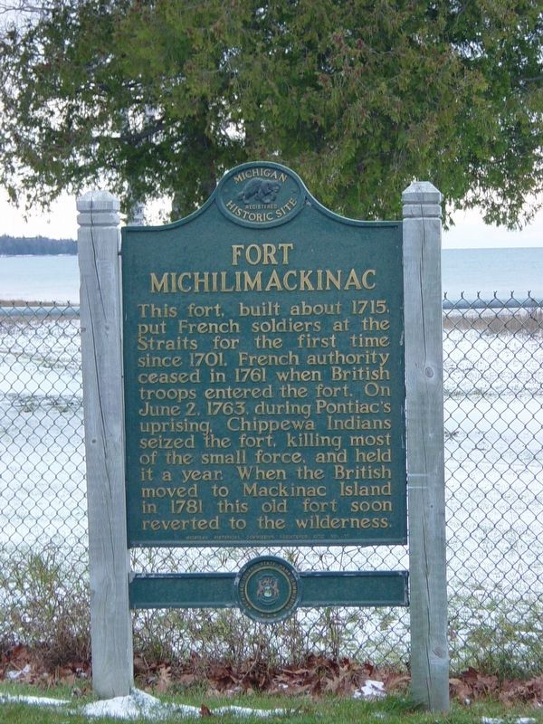 Fort Michilimackinac. Click for full size. Fort Michilimackinac image. Click for full size.