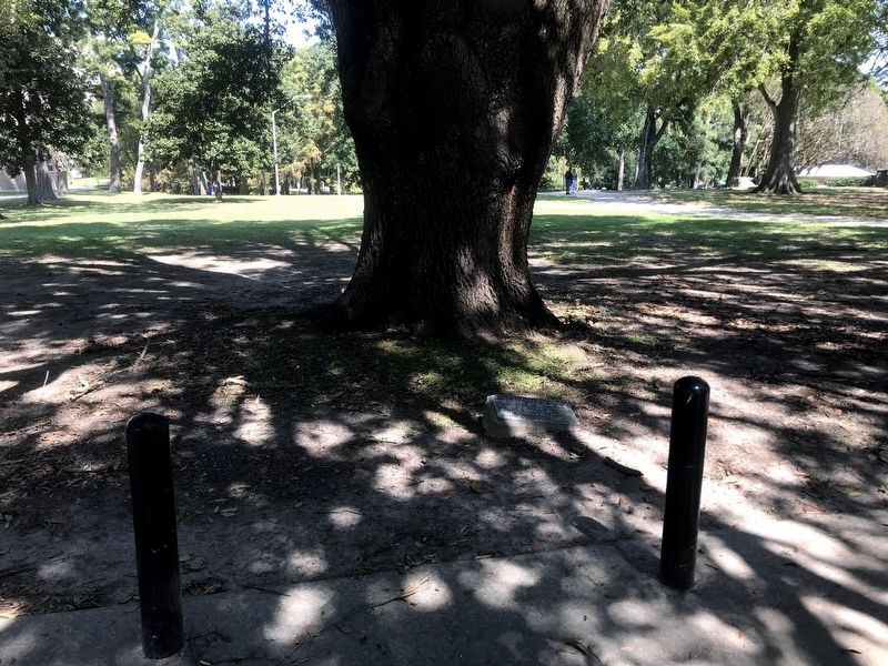 Simon Bolivar Oak Marker. Click for full size. Simon Bolivar Oak Marker image. Click for full size.