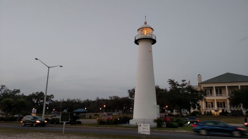 The Biloxi Lighthouse Marker image. Click for full size.