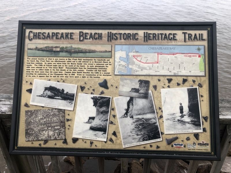Bay Front Beach Marker. Click for full size. Bay Front Beach Marker image. Click for full size.
