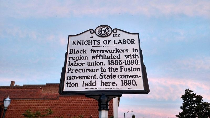 Knights of Labor Marker image. Click for full size.