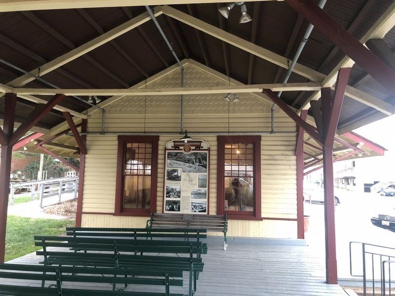 Chesapeake Beach Railway Marker image. Click for full size.