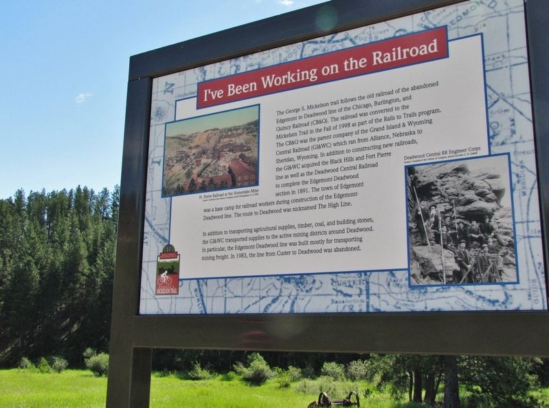 I've Been Working on the Railroad Marker image. Click for full size.