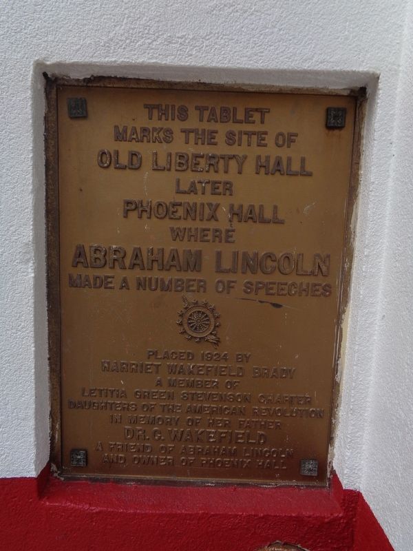 Phoenix Hall Marker image. Click for full size.