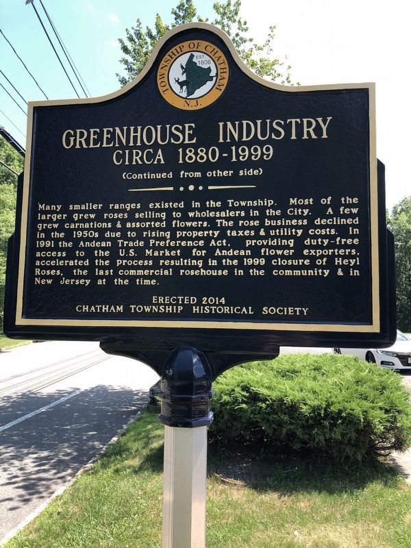 Greenhouse Industry Marker image. Click for full size.