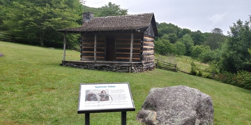 Spencer Cabin Marker. Click for full size. Spencer Cabin Marker image. Click for full size.