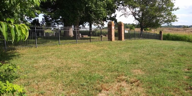 Cemetery Landscape Marker. Click for full size. Cemetery Landscape Marker image. Click for full size.