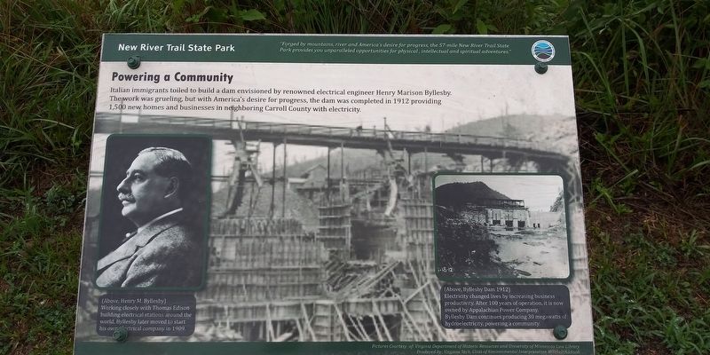 Powering a Community Marker image. Click for full size.