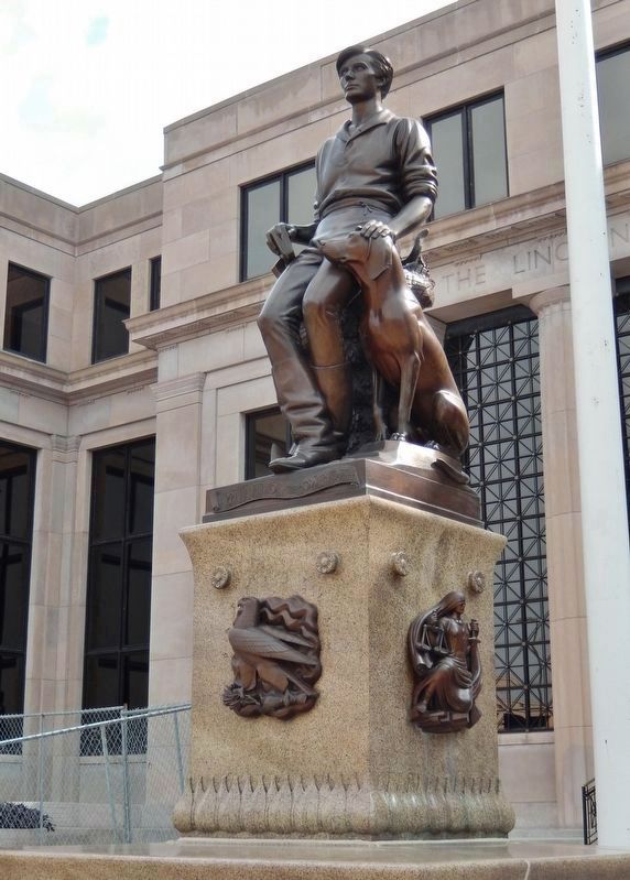 Abraham Lincoln � The Hoosier Youth Monument image. Click for full size.