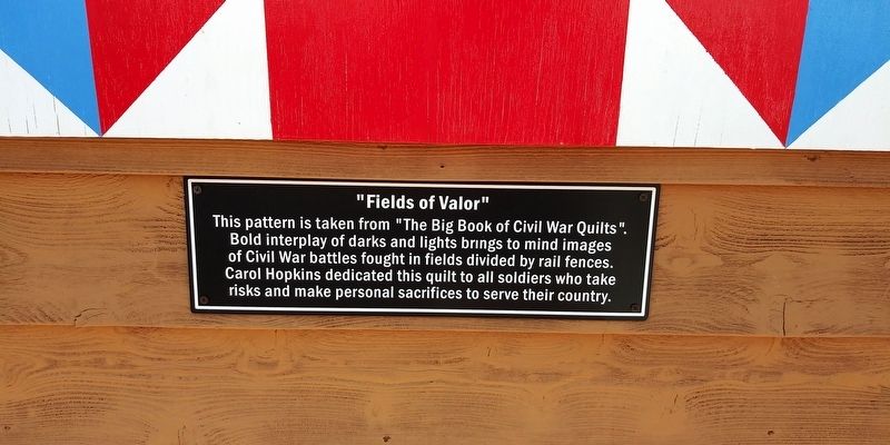 "Fields Of Valor" Marker image. Click for full size.