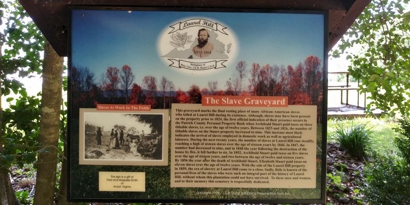 The Slave Graveyard Marker image. Click for full size.