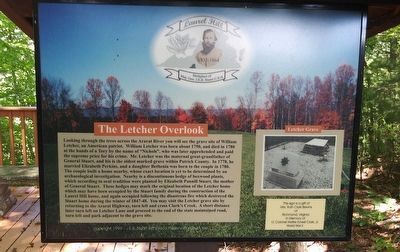 The Letcher Overlook Marker image. Click for full size.