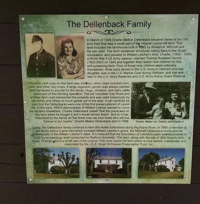 The Dellenback Family Marker. Click for full size. The Dellenback Family Marker image. Click for full size.
