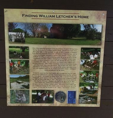 Finding William Letcher's Home Marker image. Click for full size.