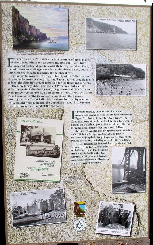 The Palisades Marker image. Click for full size.