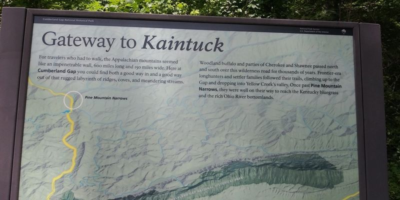 Gateway To Kaintuck Marker image. Click for full size.