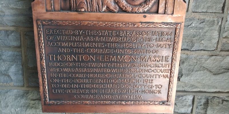 Thorton Lemmon Massie Marker image. Click for full size.