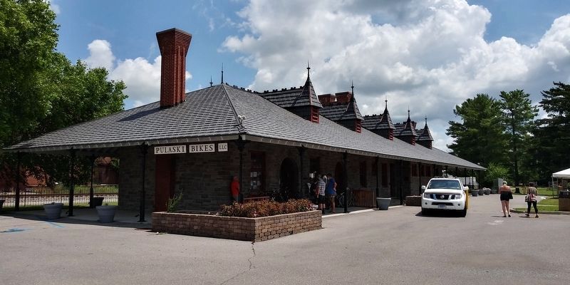 Pulaski Railway Station image. Click for full size.