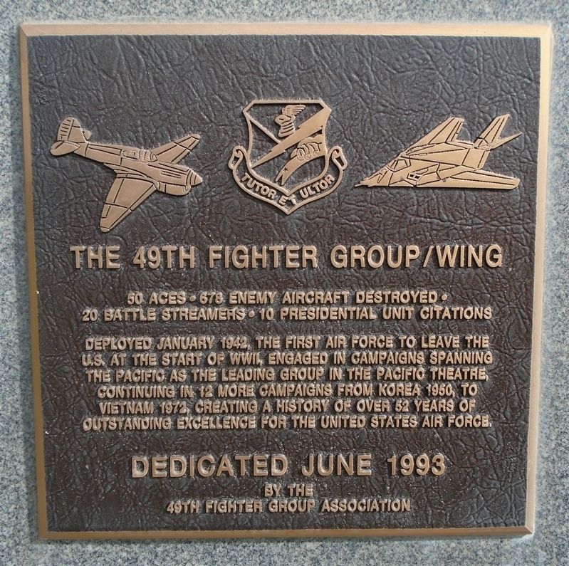 The 49th Fighter Group/Wing Marker image. Click for full size.