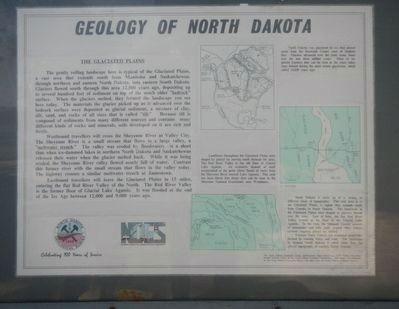 Geology of North Dakota Marker image. Click for full size.