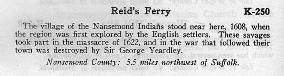 K-250 Reids Ferry, 1948.. Click for full size. K-250 Reids Ferry, 1948. image. Click for full size.