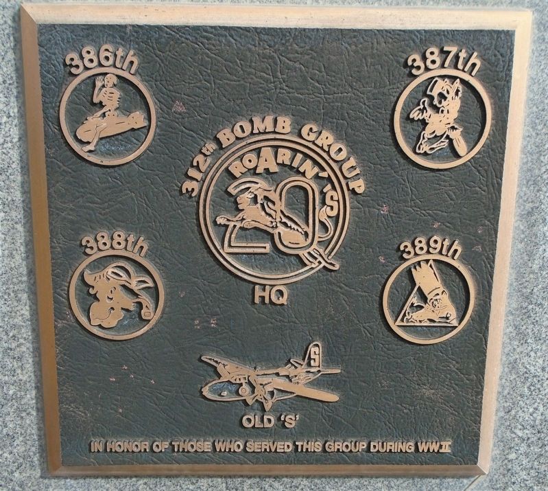 312<sup>th</sup> Bomb Group Marker image. Click for full size.