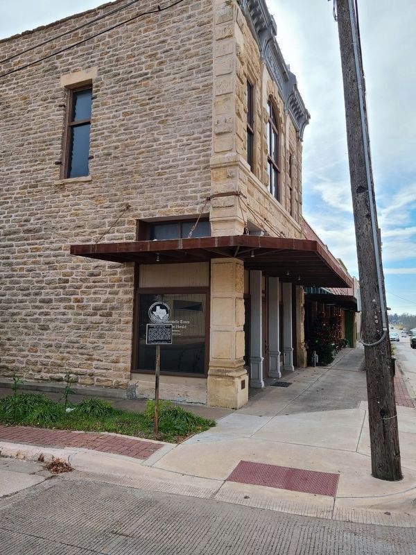 Farmersville Masonic Lodge and Marker image. Click for full size.