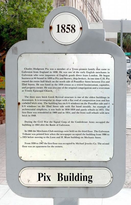 Pix Building Marker. Click for full size. Pix Building Marker image. Click for full size.