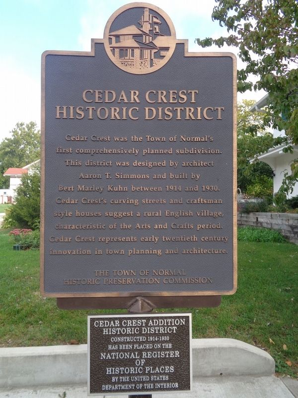 Cedar Crest Historic District Marker image. Click for full size.