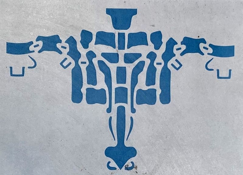 Marker inset: Stencil pattern. Click for full size. Marker inset: Stencil pattern image. Click for full size.