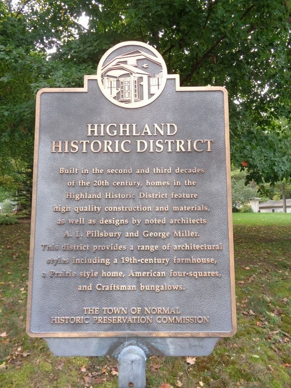 Highland Historic District Marker image. Click for full size.