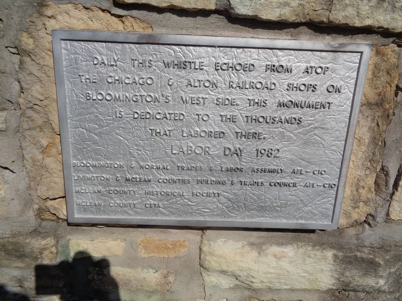 Train Whistle Monument. Click for full size. Train Whistle Monument image. Click for full size.