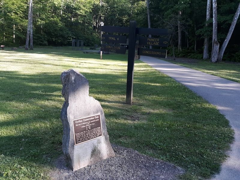 Civilian Conservation Corp Marker image. Click for full size.