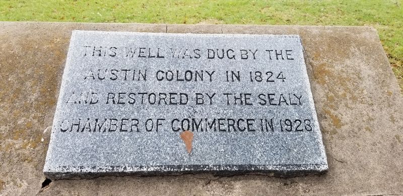 San Felipe de Austin Colonial Well Marker image. Click for full size.