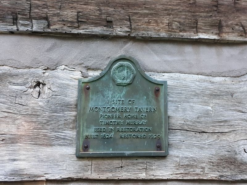 Montgomery Tavern Marker image. Click for full size.