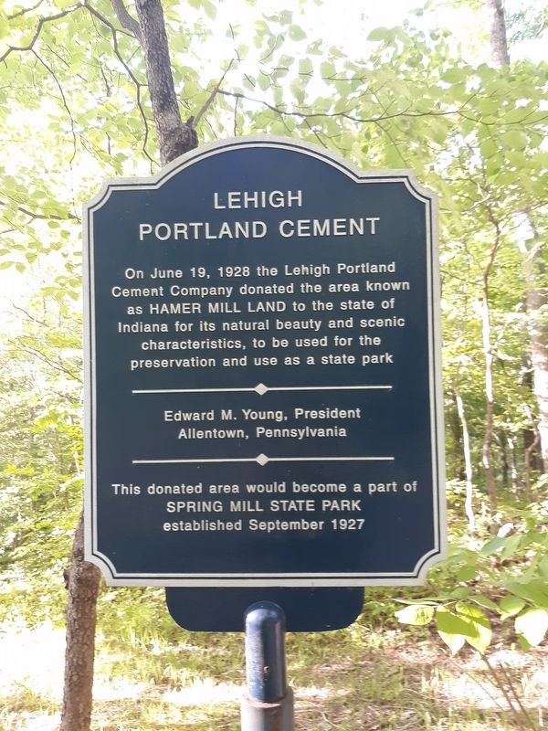 Lehigh Portland Cement Marker image. Click for full size.