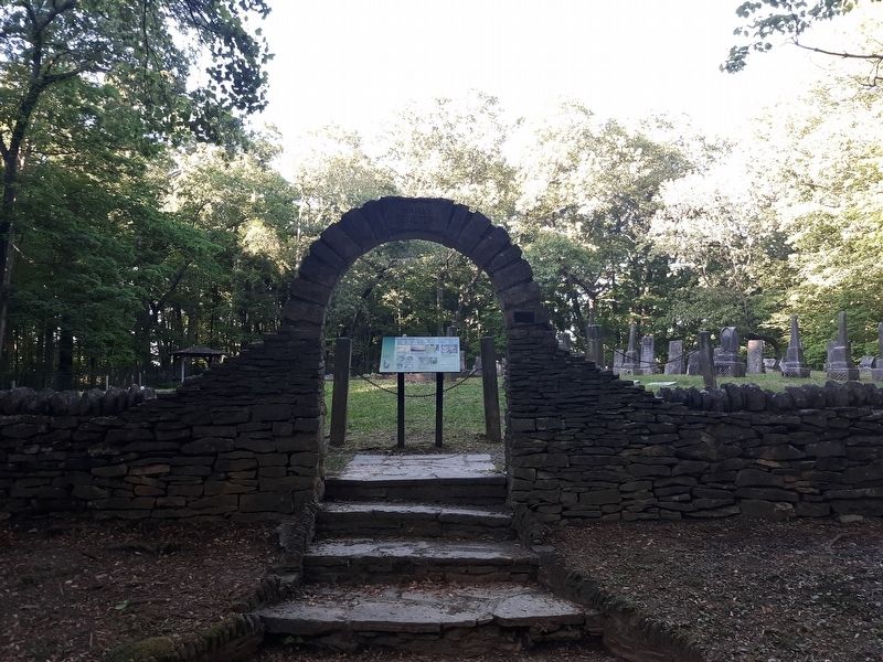 The Hamer Cemetery Marker image. Click for full size.