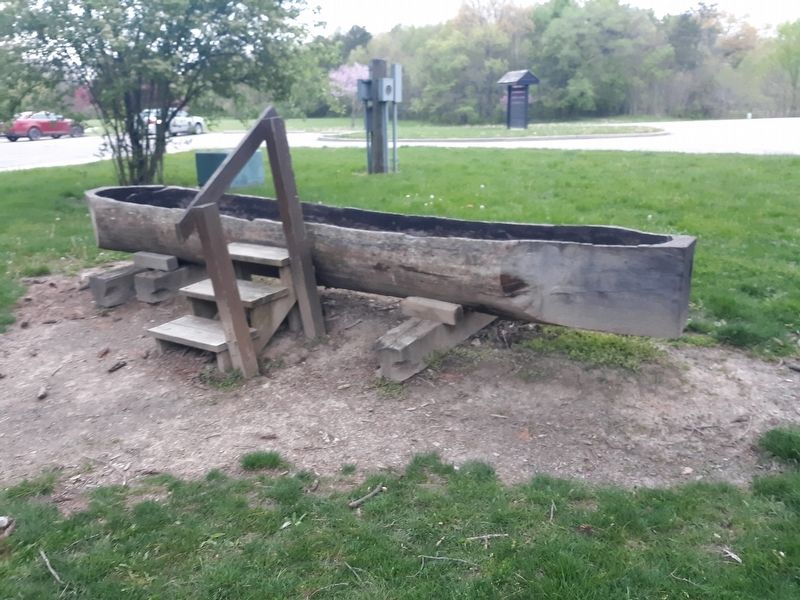 The Mounds Dugout Canoe Marker image. Click for full size.