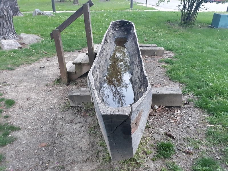 The Mounds Dugout Canoe Marker image. Click for full size.