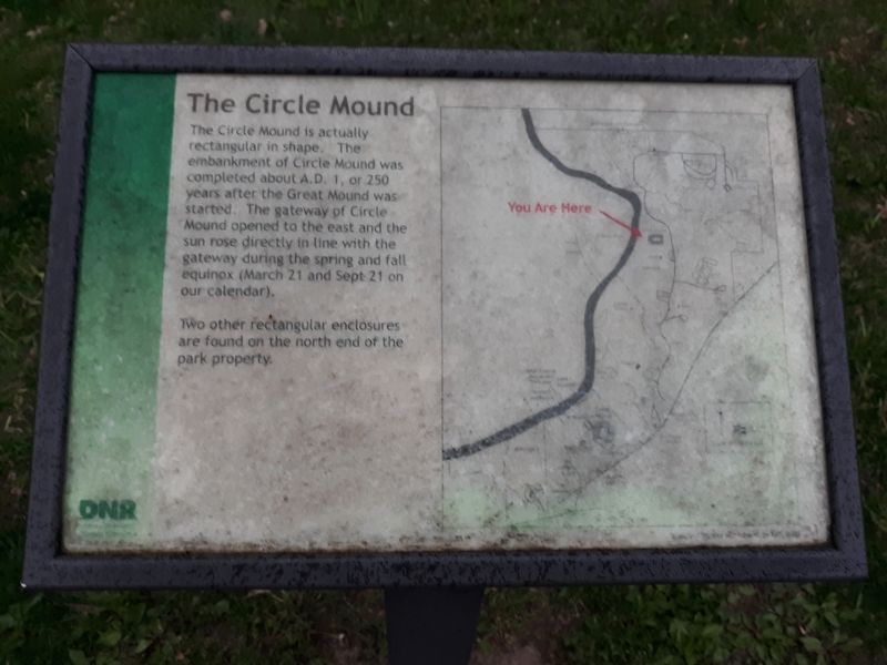 The Circle Mound Marker image. Click for full size.