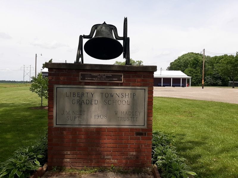 Tangier High School Bell Marker image. Click for full size.