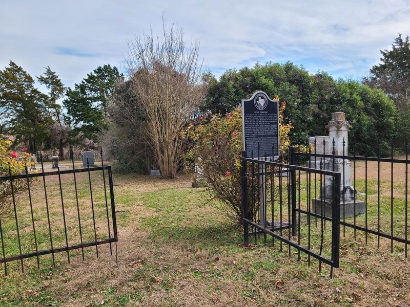 Huson Cemetery and Marker image. Click for full size.