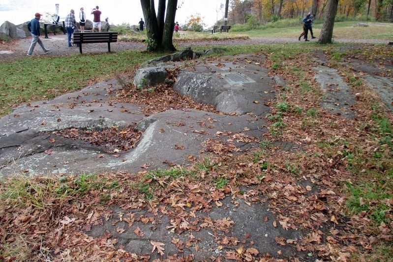 Rockefeller Lookout plaque site. Click for full size. Rockefeller Lookout plaque site image. Click for full size.