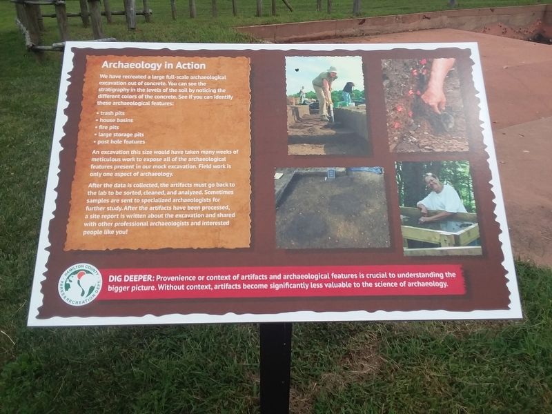 Archaeology in Action Marker. Click for full size. Archaeology in Action Marker image. Click for full size.